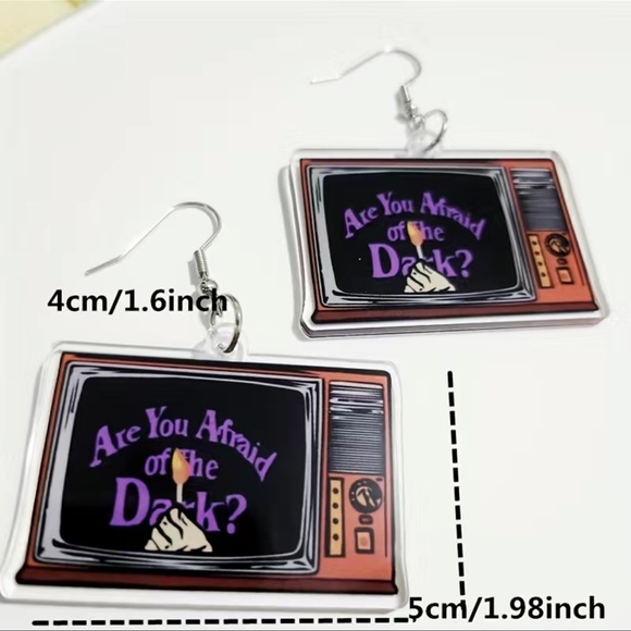 Are You Afraid of the Dark Earrings - Picture 2 of 4